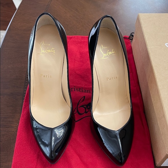 Christian Louboutin Black Patent Heels - Picture 5 of 5